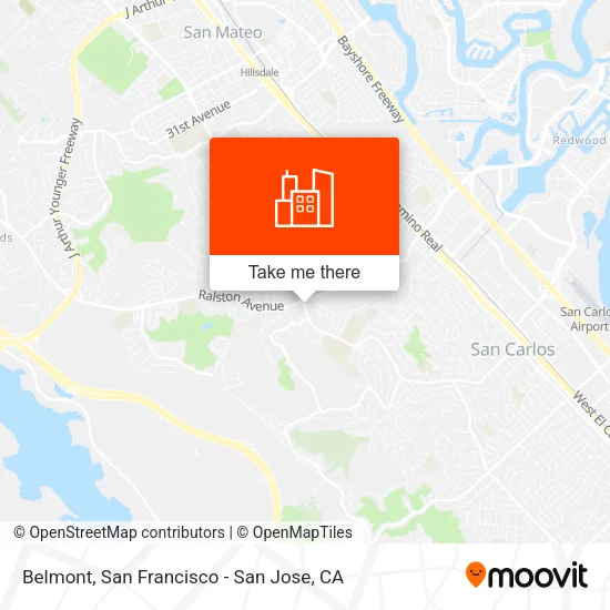 Belmont map