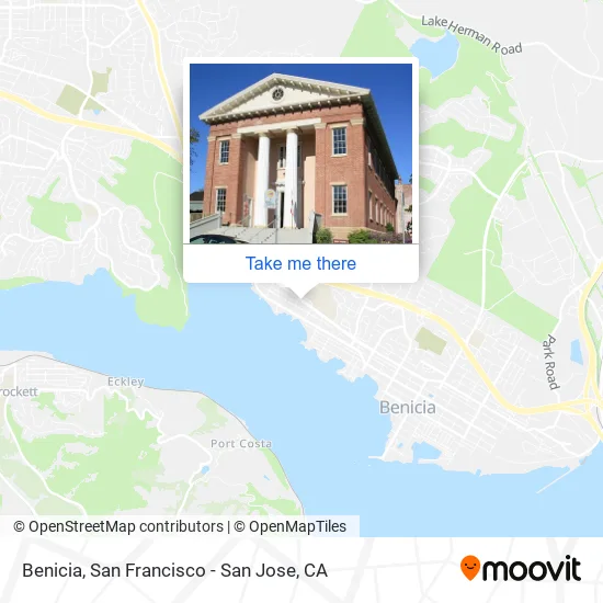 Benicia map