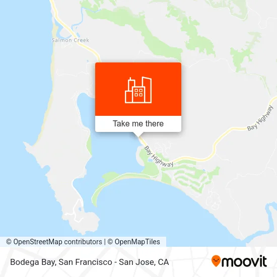 Bodega Bay map
