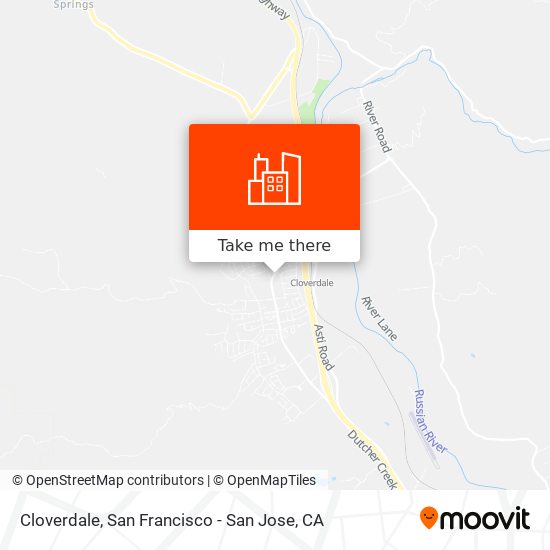 Cloverdale map