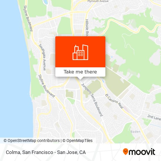 Colma map