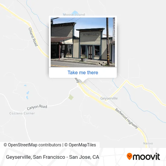 Geyserville map