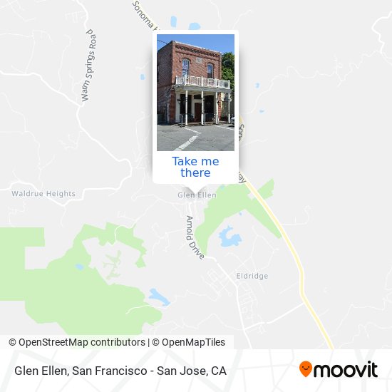 Glen Ellen map