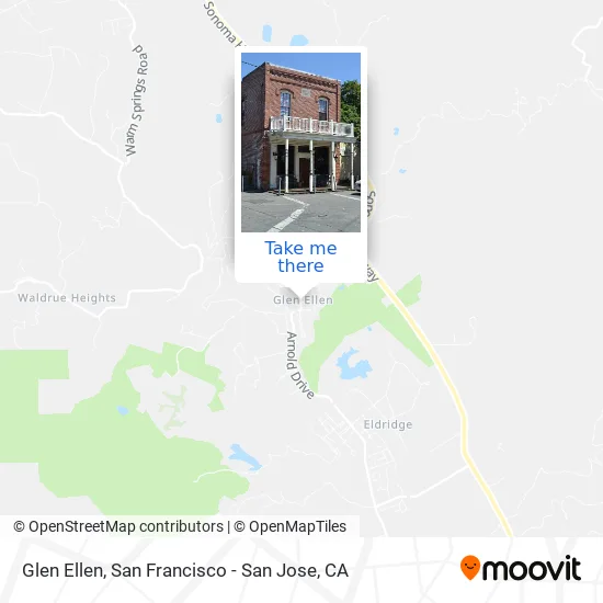 Glen Ellen map