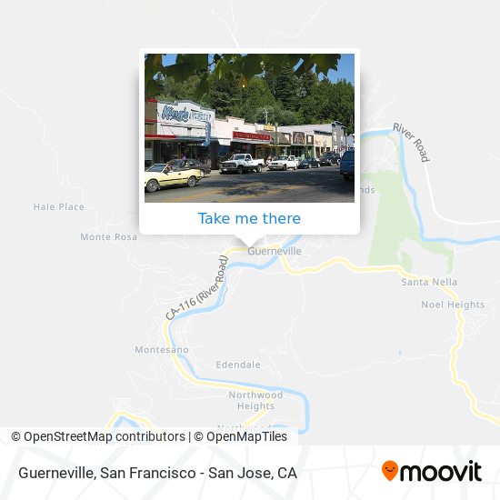 Guerneville map