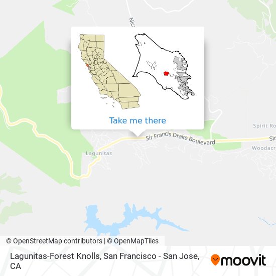 Lagunitas-Forest Knolls map