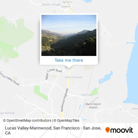 Lucas Valley-Marinwood map