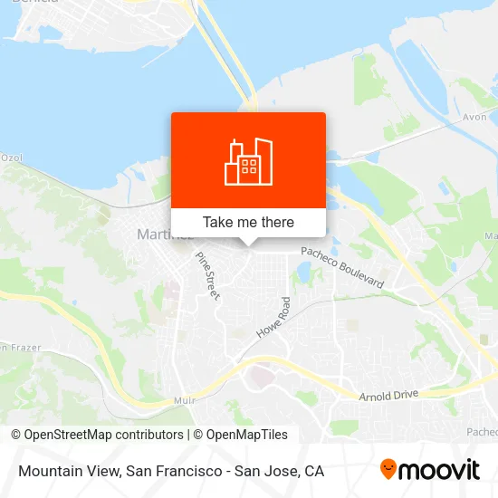 Mountain View map
