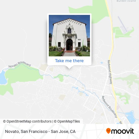 Novato map