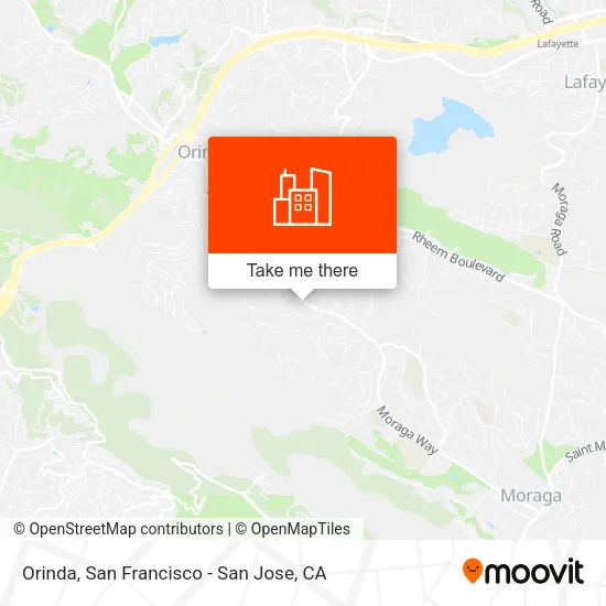 Orinda map