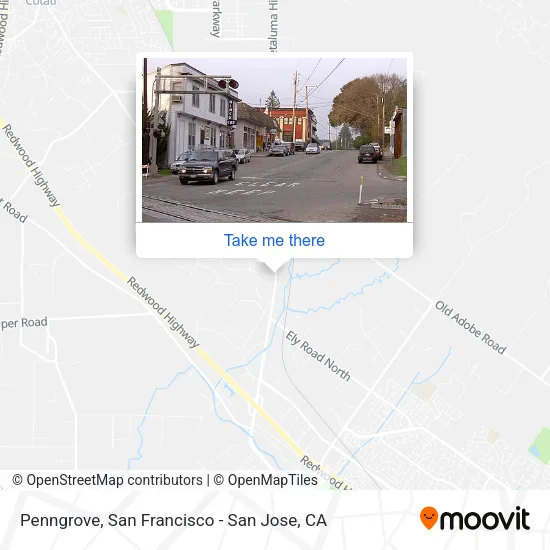 Penngrove map