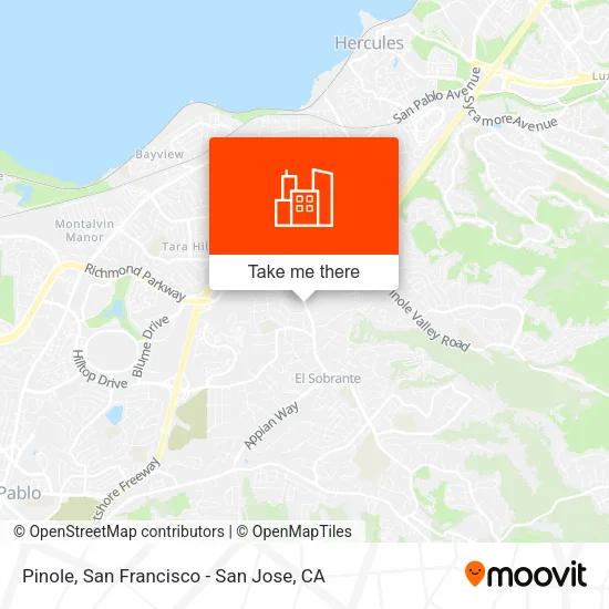 Pinole map