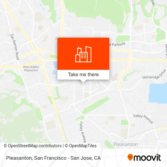 Pleasanton map