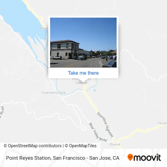 Point Reyes Station map