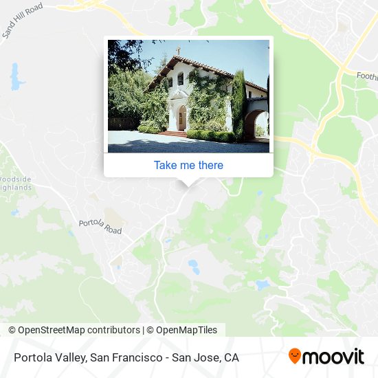 Portola Valley map