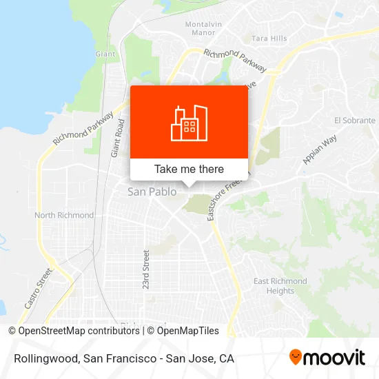 Rollingwood map