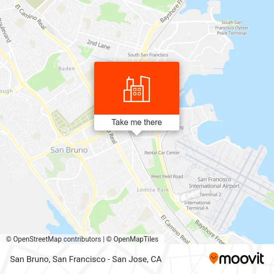 San Bruno map