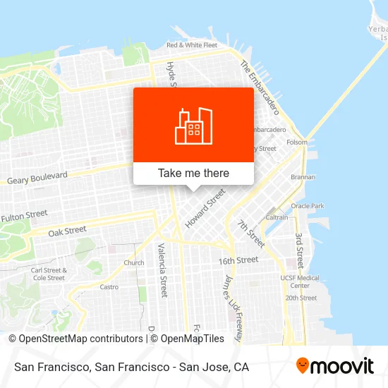 San Francisco map
