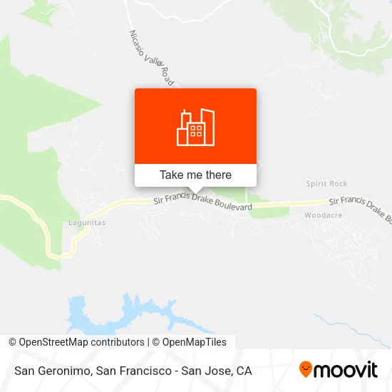 San Geronimo map