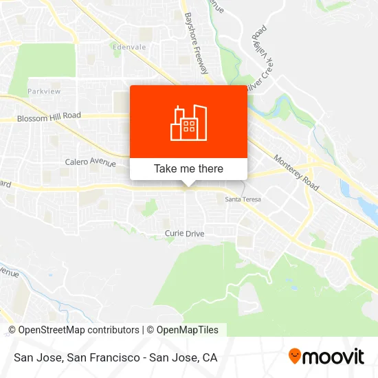 San Jose map