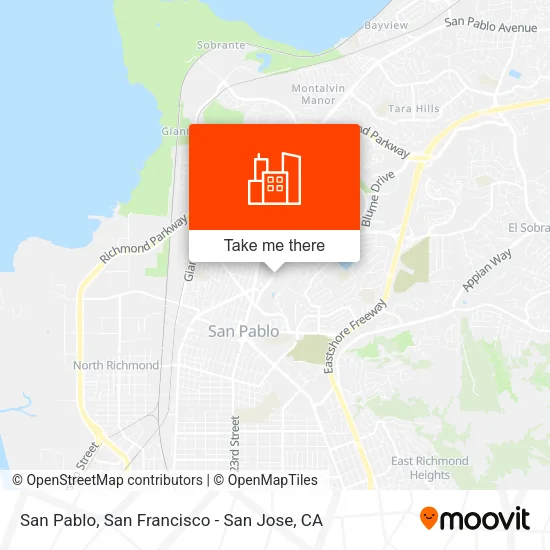 San Pablo map