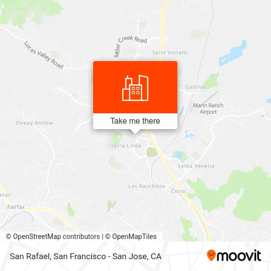 San Rafael map