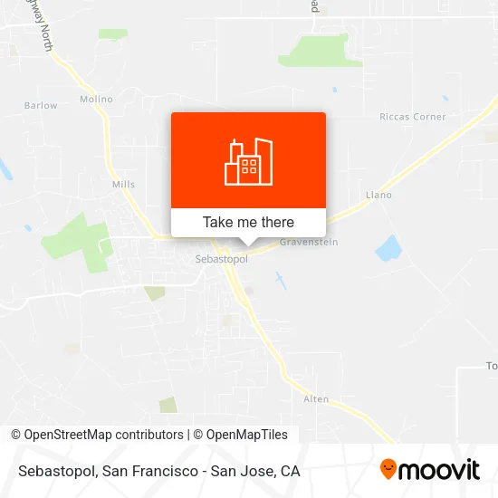 Sebastopol map
