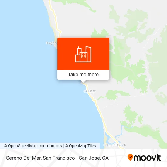 Sereno Del Mar map