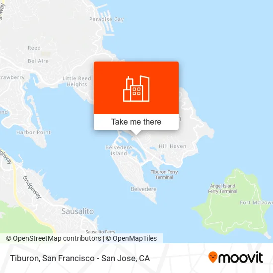 Tiburon map