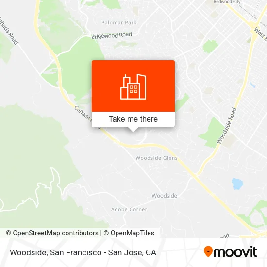 Woodside map