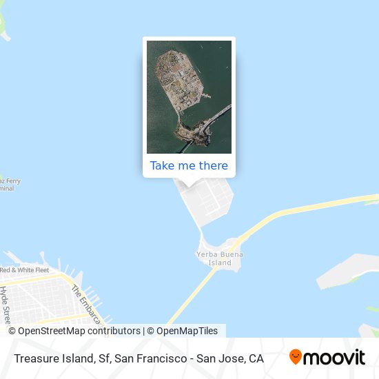 Treasure Island, Sf map