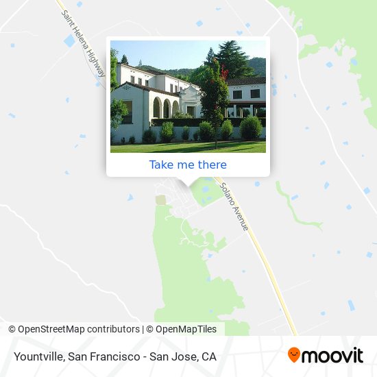 Yountville map