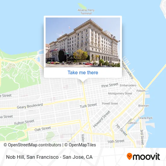 Nob Hill map