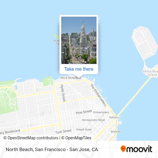 North Beach map
