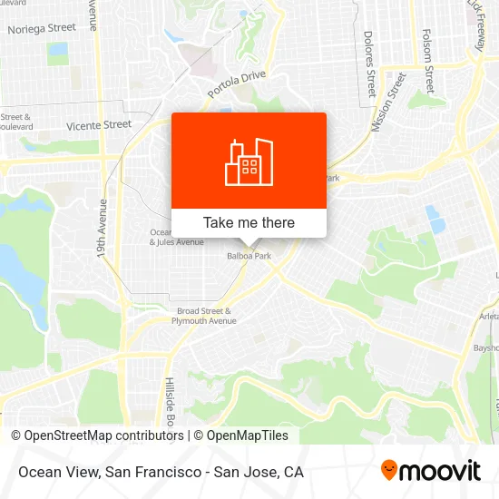 Ocean View map