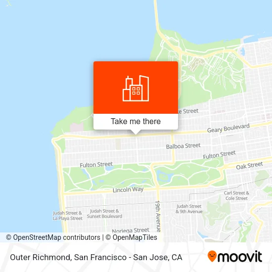 Outer Richmond map