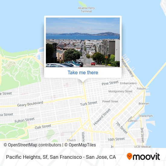 Pacific Heights, Sf map