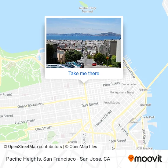 Pacific Heights map