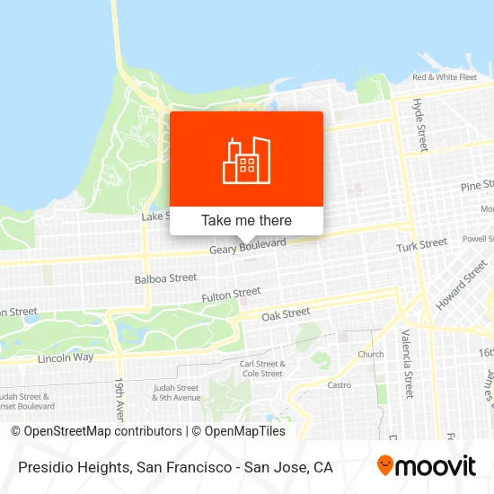 Presidio Heights map