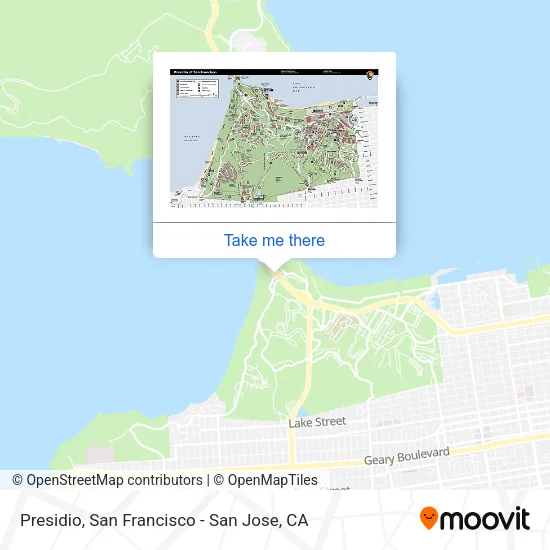Presidio map