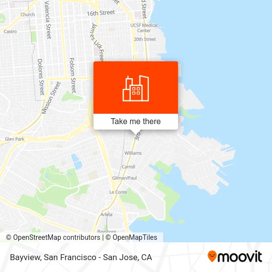 Bayview map