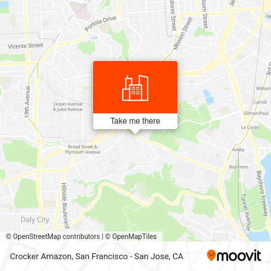 Crocker Amazon map