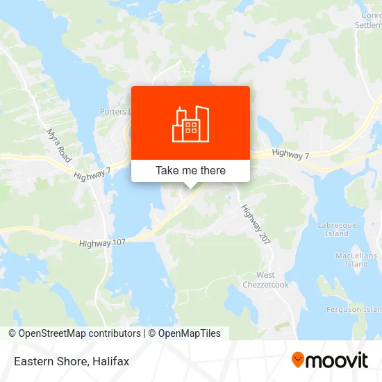 Eastern Shore map