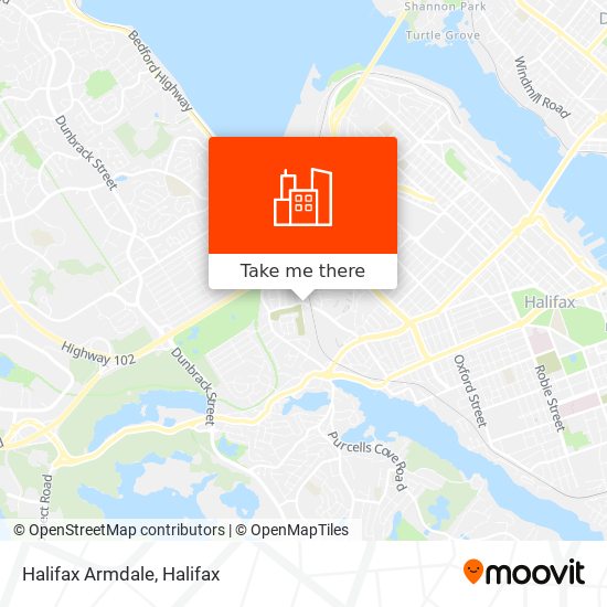 Halifax Armdale map