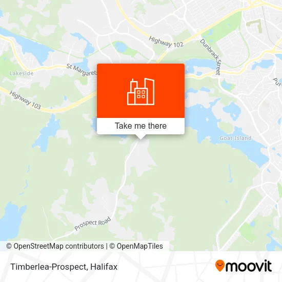 Timberlea-Prospect map
