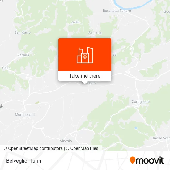 Belveglio map