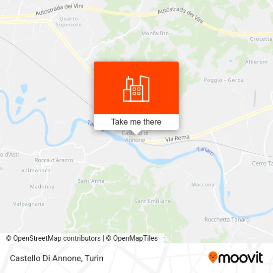 Castello Di Annone map