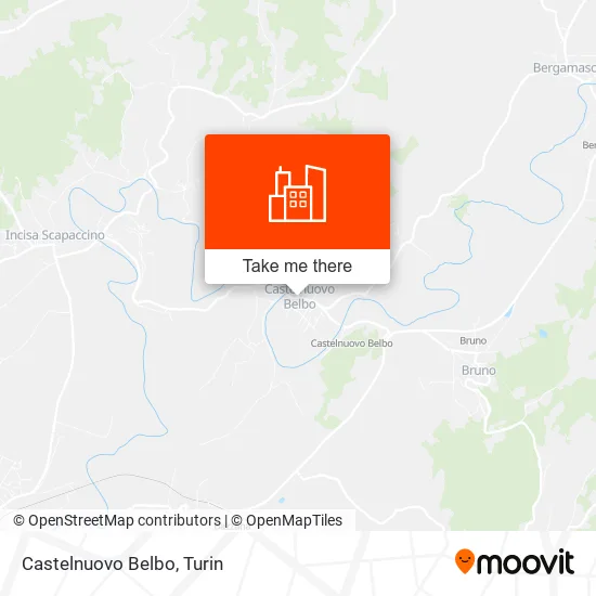 Castelnuovo Belbo map