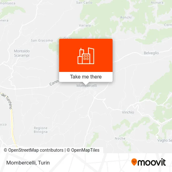 Mombercelli map
