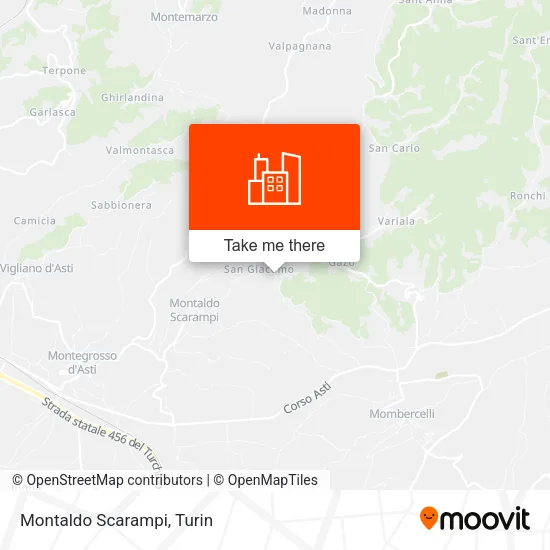 Montaldo Scarampi map
